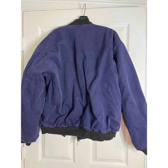 Bulwark FR Bomber Jacket Men XL Fire Resistant Retardant Work Wear Oil Field - Picture 4 of 14